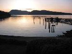 Sunset, Active Pass from Mayne Is