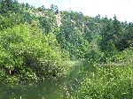 San Juan Island, view of lake and marsh