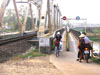 Two-wheel-only bridges across the Perfume River.