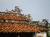 Roof detail, temple, Imperial Palace, Hue
