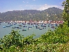 Fishing village and fishing boats, Vietnam