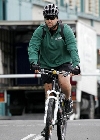 Russell Crowe bicycling