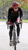 Patrick Dempsey bicycling