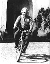 Albert Einstein bicycling