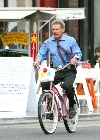 Harrison Ford bicycling