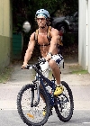 Matthew McConaughey bicycling
