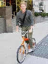 Matthew Modine bicycling