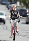 Anna Paquin bicycling