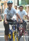 Zuleyka Rivera bicycling