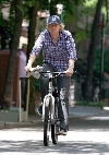 Owen Wilson bicycling