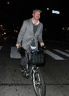 Billy Zane bicycling