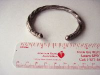 West African metal twisted wire bracelet.