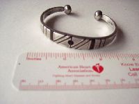  inlayed Tuareg silver bracelet