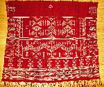 Ajar (shawl), wool and cotton, Tunisia