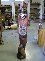 Statue of stylized musician, Katima Mulilo Namibia