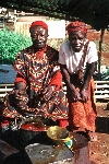 Jakiri market: palm oil seller