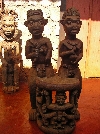 Babungo: statue in Fon's palace