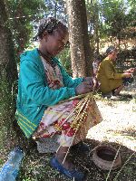 Weaving basket, Plowshares Women's Craft Training Center, Woleka, Ethiopia