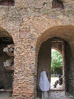 Debre Berhan Selassie church. Gondar Ethiopia.