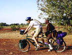 Sharing a ride on a tandem, Mali