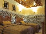 Interior of Riad (Garden house) in the medina, Fez, Morocco