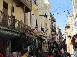 Buildings with balconies, Mellah (Jewish enclave), Fez, Morocco