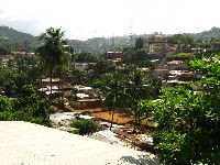 Sierra Leone, Freetown-Lumley hills residential area