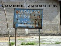 Masanga Hospital sign
