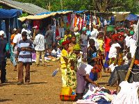 Mondema, Sierra Leone, weekly market