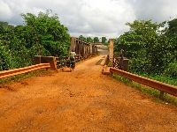 Sierra Leone, Bandajuma bridge over the Waanj River