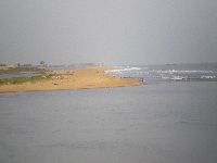 Aneho, Togo, ocean and beach