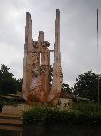 Togoville, monument to Togolese-German friendship