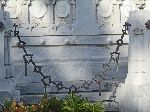 Tears drip from a chain, Firefighter's memorial, Colon Cemetery, Havana