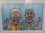 Mandela and Castro, Museum of Humor, San Antonio de los Banos, Cuba