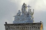 Virtues (Faith, Hope and Charity) by sculptor Jos Vilalta de Saavedra