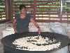 toasting raw cashew nuts