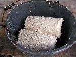 making cassava bread, Guyana