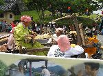 Weaving silk float, Jinju parade