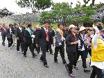 Local dignitaries in Jinja parade