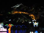 Chokseongnu (pavilion), Jinjuseong (Jinju Castle or fortress) at night.