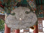 Metal cloud-shaped gong, Haeinsa Temple