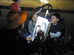 Portrait painting at Jinju Castle -- night time