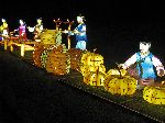 Merchants selling lantern, Jinju's Namgang Yudeung (Lantern) Festival
