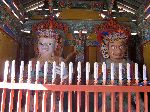 Chenwangum gate honors the four Devas, Woljeongsa