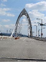 Harp-style cable-stay bridge, Sejong, Korea