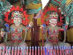 Two of four Devas of the Guardian Gate, Naesosa, Korea