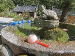 Ornate drinking fountain, Naesosa, Korea