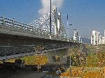 Bridge covered bicycle path, Sejong, Korea