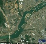 Google Earth 9 May 2013, Sejong, Geum River, Korea