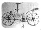 Scetch of bicycle falsely attributed to Leonard da Vinci